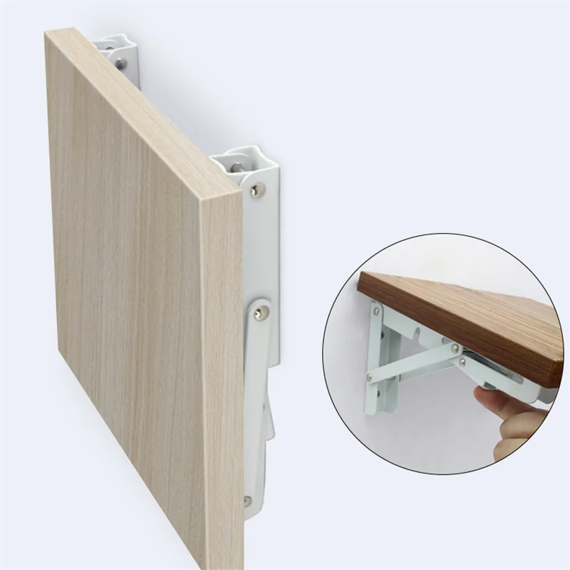 Folding shelf bracket Heavy-duty stainless steel foldable for desktop work to save space DIY | Дом и сад