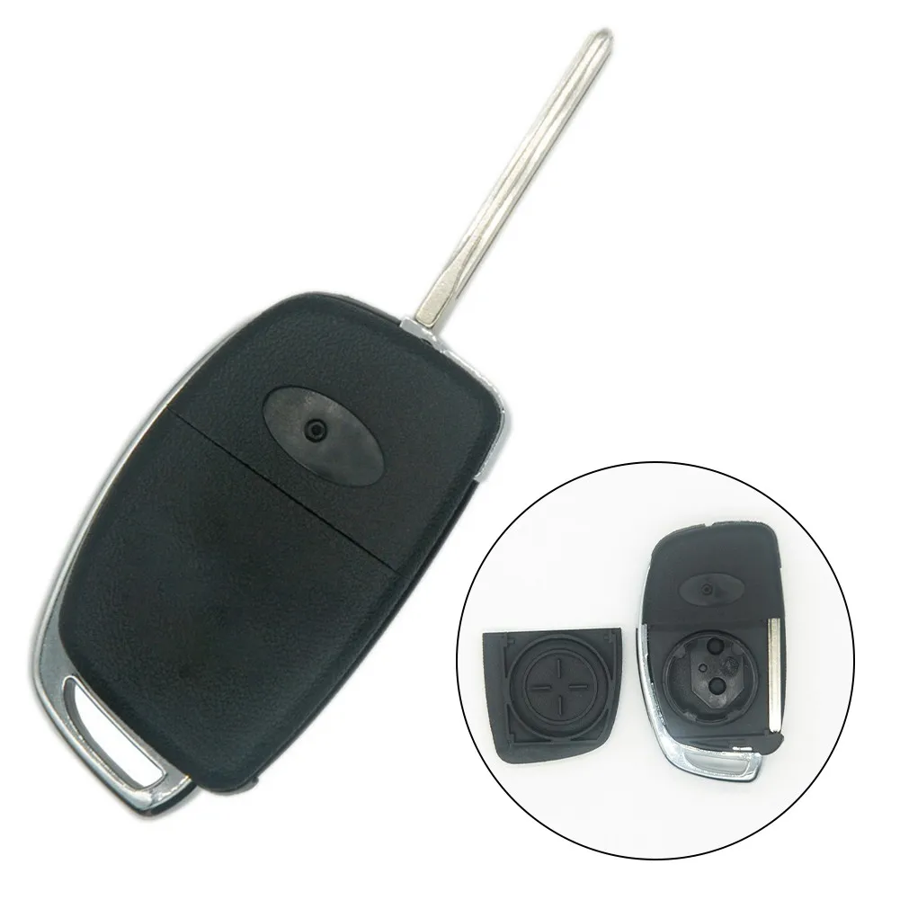 

Plastic + Copper For Hyundai IX35 IX25 IX45 3 Button Folding Car Key Shell High Quality