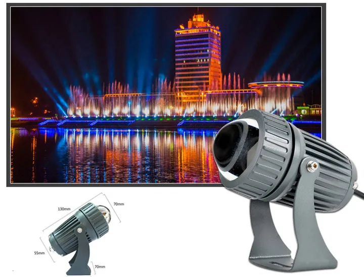 Светодиодный светильник для газона RGB 3 Вт/10 Вт настенный водонепроницаемый