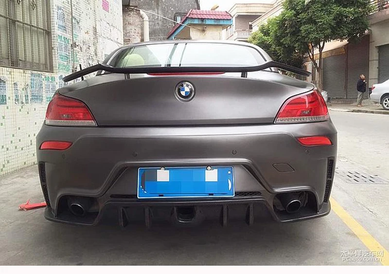 Для BMW Z4 для Audi TT TTR TTRS 2-дверный Седан GT стиль Высокое качество Черный углеродное