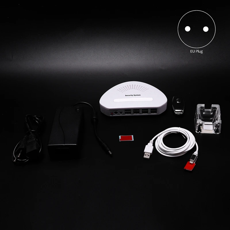 8 Порты мобильный телефон Tablet PC Анти кражи охранная устройства телефона тревогой