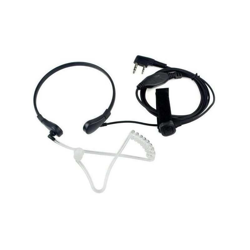 2 Pin PPT baofeng гарнитура горла микрофон для УФ 5r UV 5R BF 888S Kenwood аксессуары Радио рация