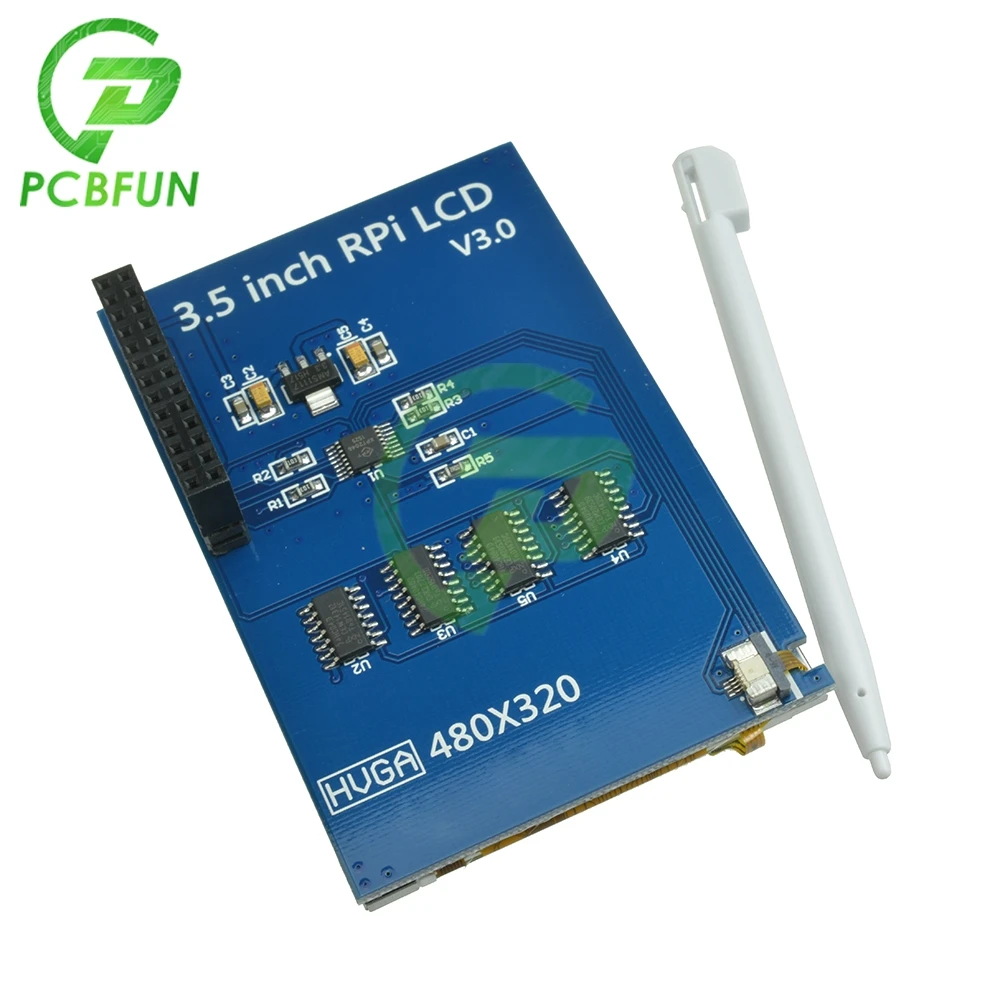 3.5 inch 320x480 TFT LCD Touch Screen Display Module 320 x 480 SPI RGB for Raspberry Pi B B+ Arduino | Электронные компоненты и