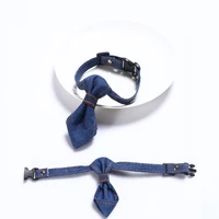june newest british cat collar lattice style decorative tie adjustable with bells puppy dog cat cotton bow collars accessories