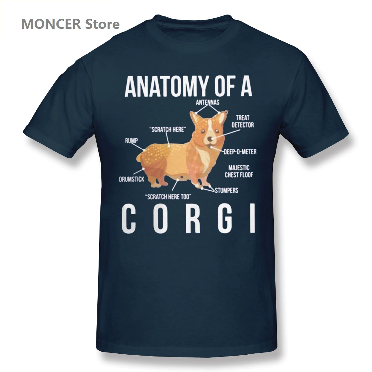 

Funny Corgi Dog Lover T Shirt Men/WoMen T-shirt Short Sleeve Graphics Tshirt Brands Tee Tops