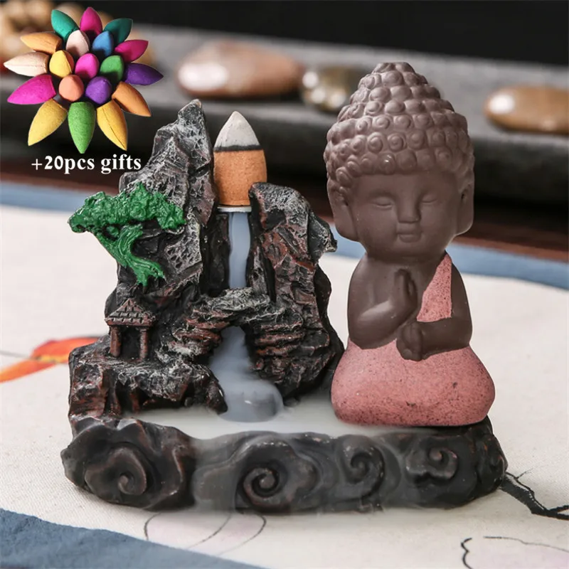 Ароматическая курильница с водопадом ароматическая украшение для дома + 20 шт. |