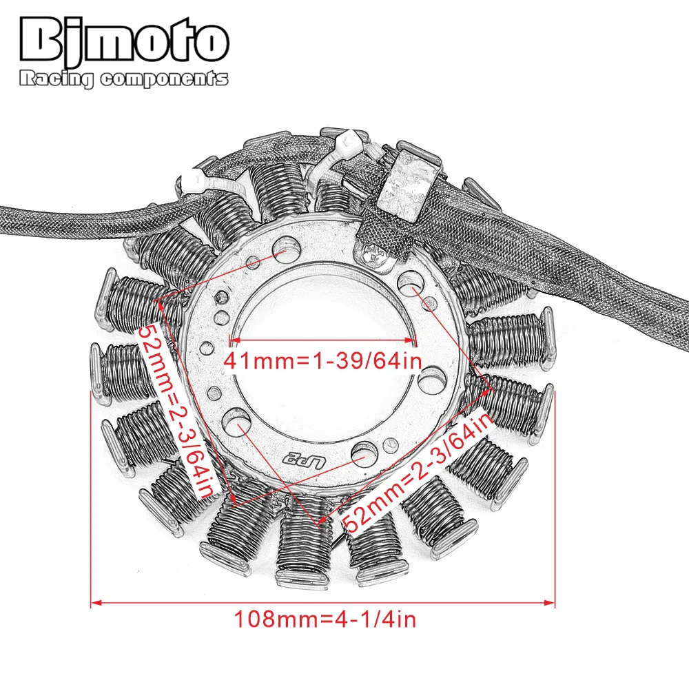 

BJMOTO For Suzuki 32101-45G00 32101-45G10 32101-45G11 LTR450 LT R450 Quad Racer Engine Generator Stator Magneto Ignition Coil