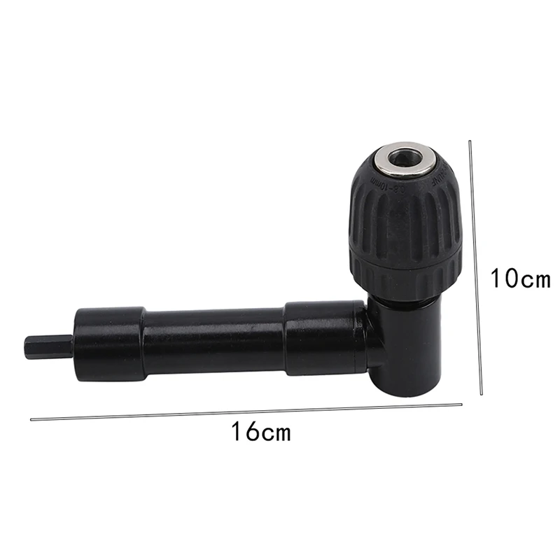 

Drill Power Tool Accessories Handle Right Angle Drill Attachment Adapter 90 Degree Keyless Chuck Impact Electric Cordless
