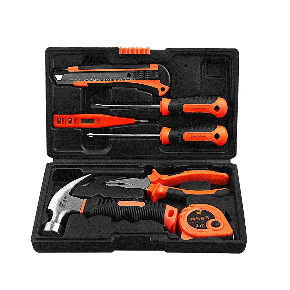

New 39 Pcs/Set Portable Hand TooL Set Household Toolbox General Repair Tool With Screwdriver Pliers Hammer Utility Knife Box