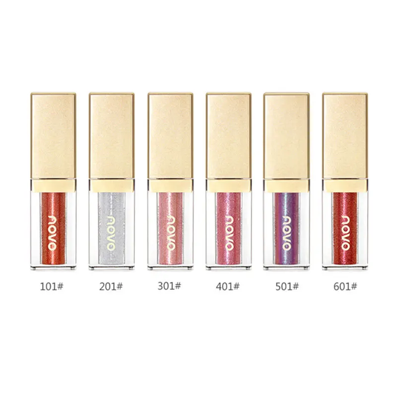 NOVO алмазные жидкие тени для век блестящие Гель водостойкий мерцающий стойкий