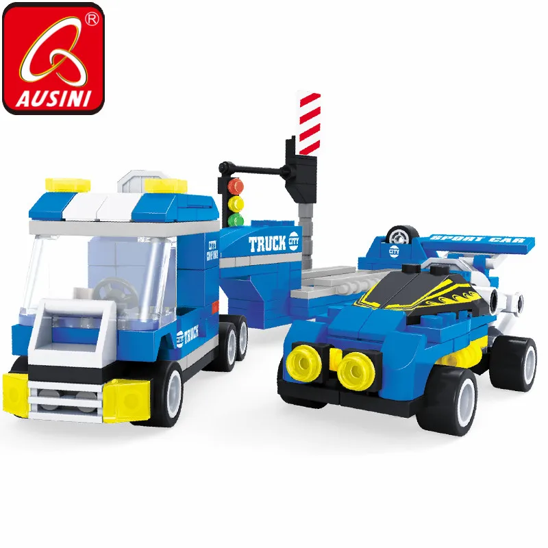 AUSINI строительства города автомобилей буксировочный строительные блоки для