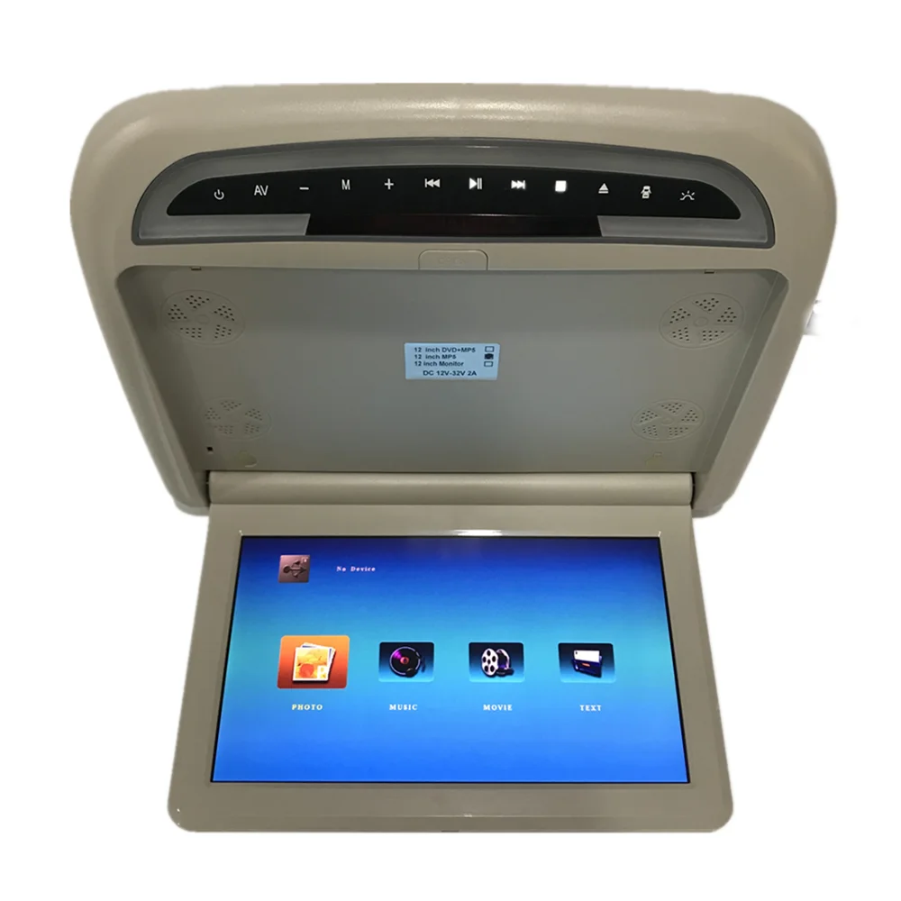 12 inches LED Digital Screen Car Roof Mounted Display Monitor Ceiling / Flip Down Overhead for and Bus | Автомобили и мотоциклы