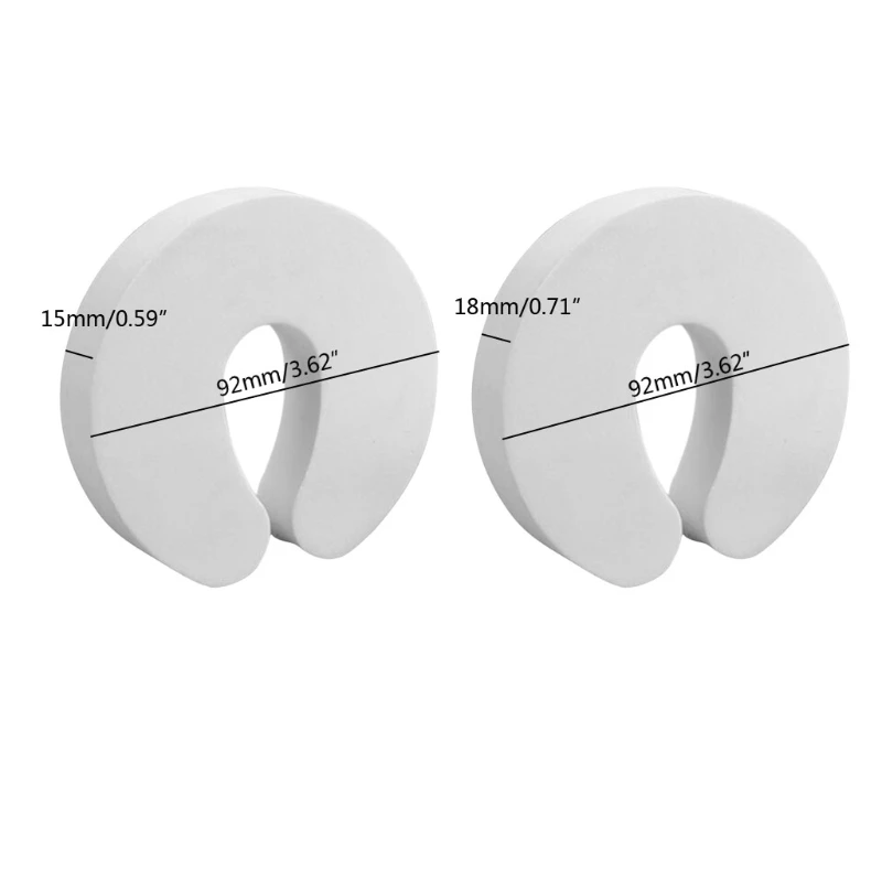

10 Pcs Safety Baby Door Stop Finger Pinch Guard Lock Stopper Durable EVA Door Protector for Toddlers Kids Children H055