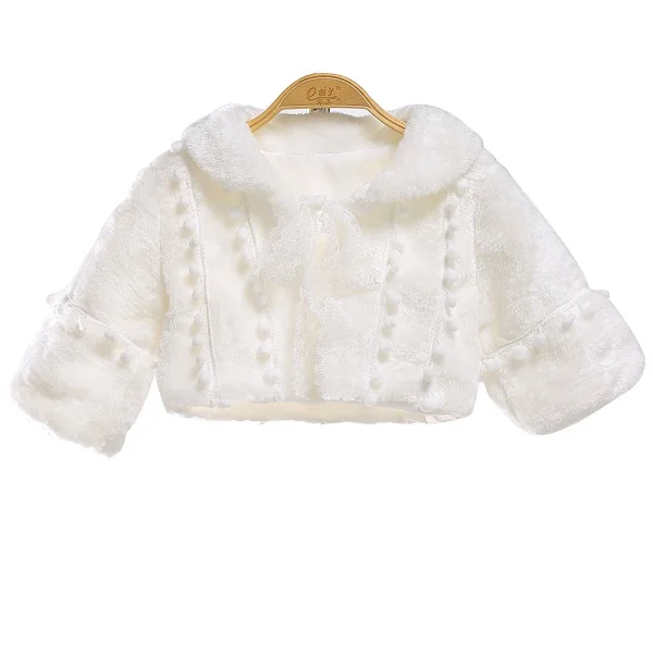 Белый Chaquetas de invierno de piel sintética para niñas с Минни Маус abrigos de bebé ropa де abrigo para niños capa de abrigoniñas ropa де abrigo - Цвет: Белый