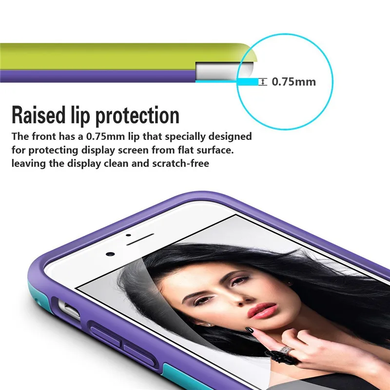 Роскошный гибридный резиновый мягкий силиконовый ударопрочный чехол для