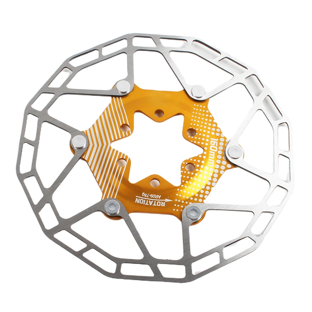 Сверхлегкий тормозной ротор 160 мм для горного велосипеда шесть гвоздевых