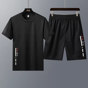 Imported Men's Sportswear Clothing Summer Men's Suit Sports Suit Short-sleeved T-shirt Shorts Tracksuit Men S