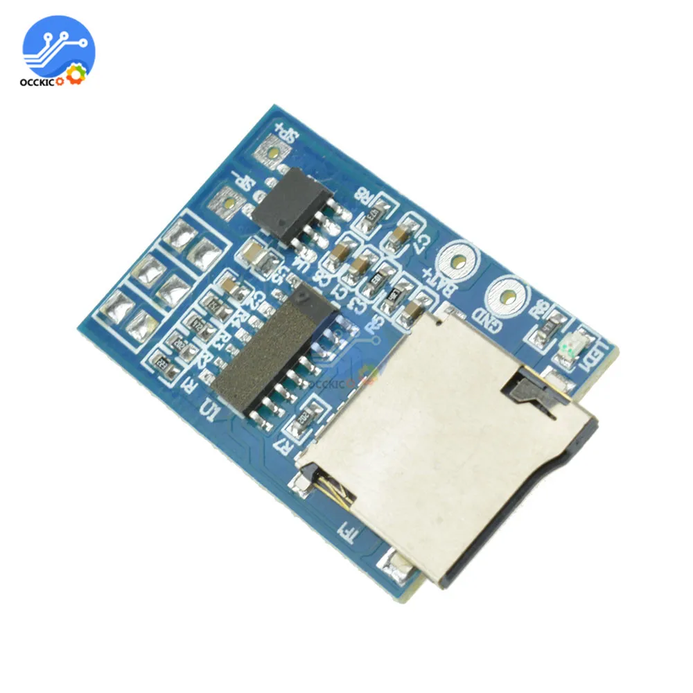 MP3 декодер плата dac GPD2846A TF карта аудио 2 Вт модуль усилителя для Arduino decodificador