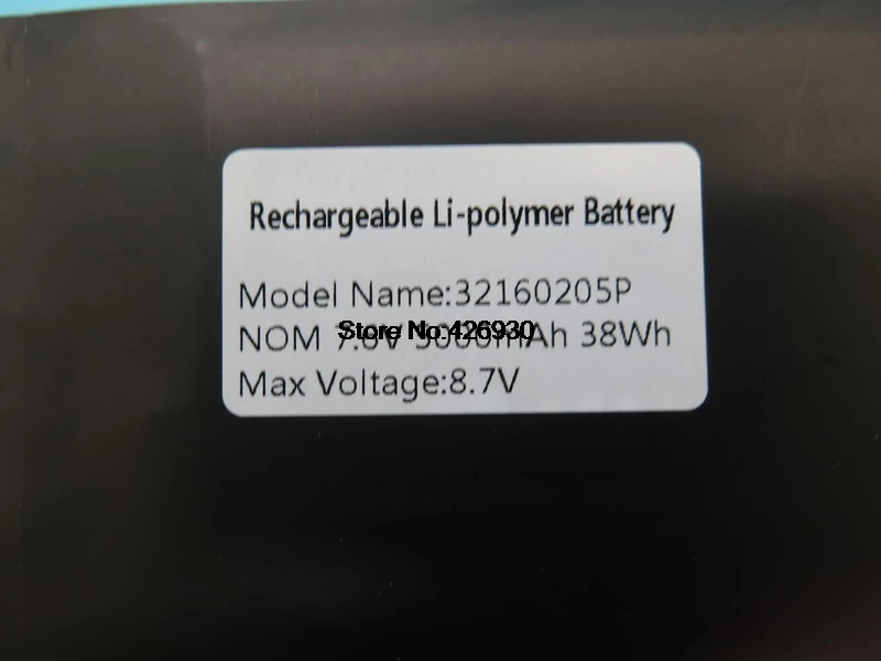 Аккумулятор для ноутбука chuwi для Lapbook Air 14 CWI529 14,1 32160205P 7,6 V 5000mAh 38Wh Новинка