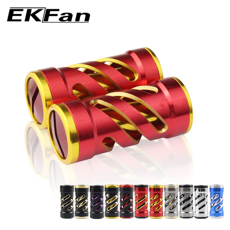 EKFan 2 Stück/Set Angelrollen-Griffknopf aus Aluminiumlegierung für DAI&SHI Baitcasting-Rollen, modifizierte Teile ohne Lager – Detail 3