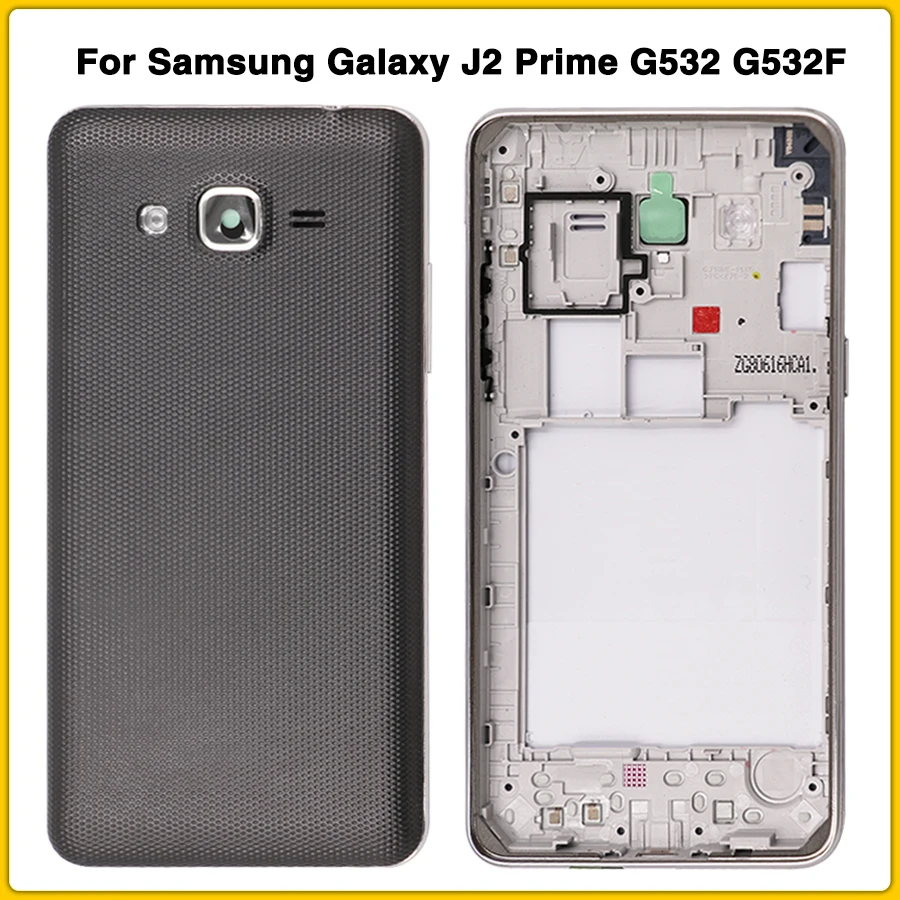 Новый задний Чехол G532 для Samsung Galaxy J2 Prime G532F средний ободок средняя рамка + задняя
