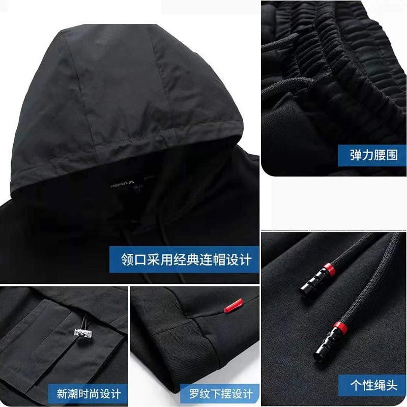 Новинка Весна Осень Европейская и американская мода Толстовка Пуловер мужской