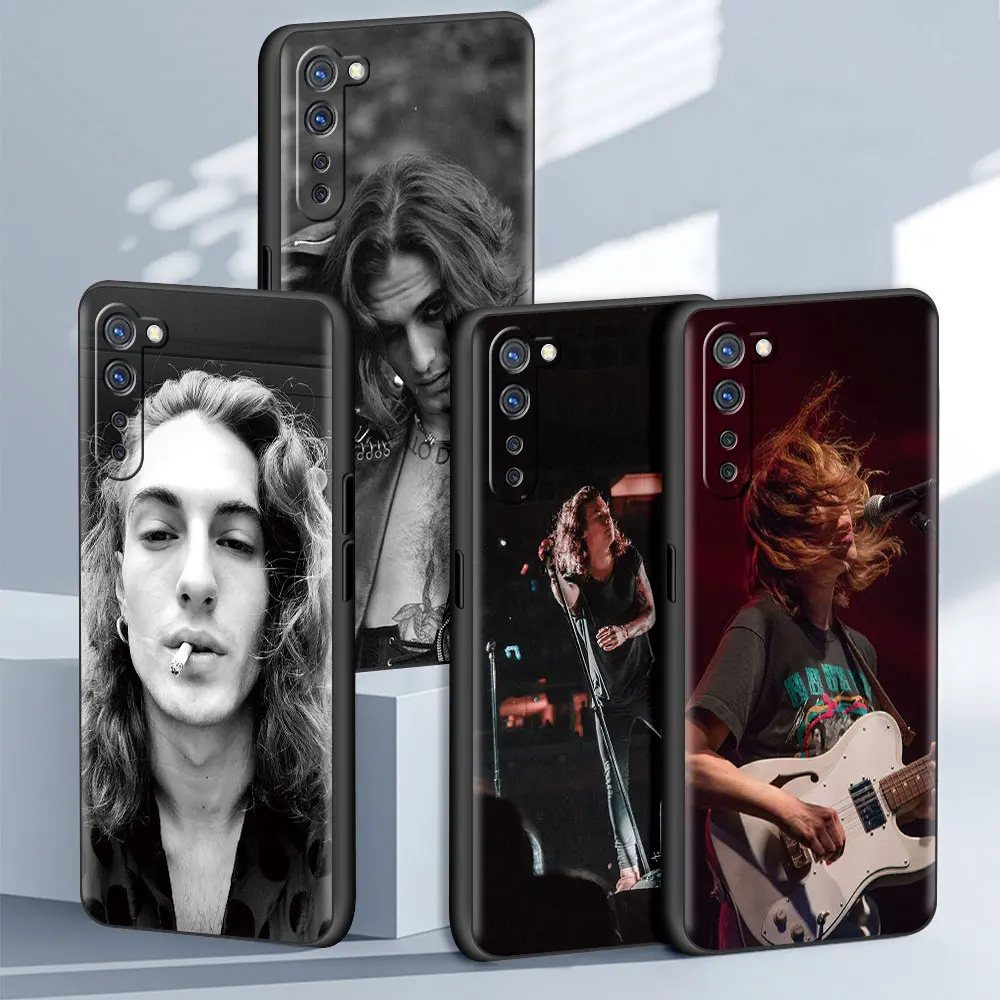 

Maneskin Damiano David Case For Oppo A53 A9 2020 A93 A52 Find X2 Lite Reno 4 3 6 F11 Pro A94 4G Ace A95 K9 A74 5G Soft TPU Cover