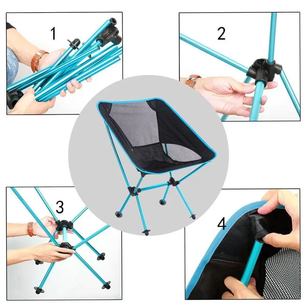 Легкий переносной стул для рыбалки сиденье твердый табурет кемпинга Складная
