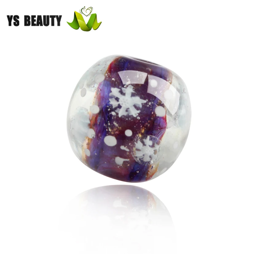 Фиолетовые стеклянные бусины Smallcherry производитель стеклянных бусин Tianjin сделай