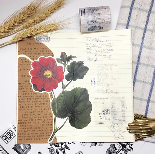 Дневник А4 с английскими буквами Vellum бумажная наклейка для творчества Craft альбом