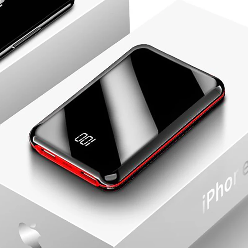 Внешний аккумулятор на 30000 мА · ч для iPhone Xiaomi Samsung внешний 2 USB мини | Мобильные