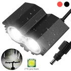 Светодиодный велосипедный фонарь XML T6, передсветильник фонарь, супер яркий велосипедный фонарь для дорожного горного велосипеда, светильник онарь + аккумулятор 6400 мАч + зарядное устройство 18650