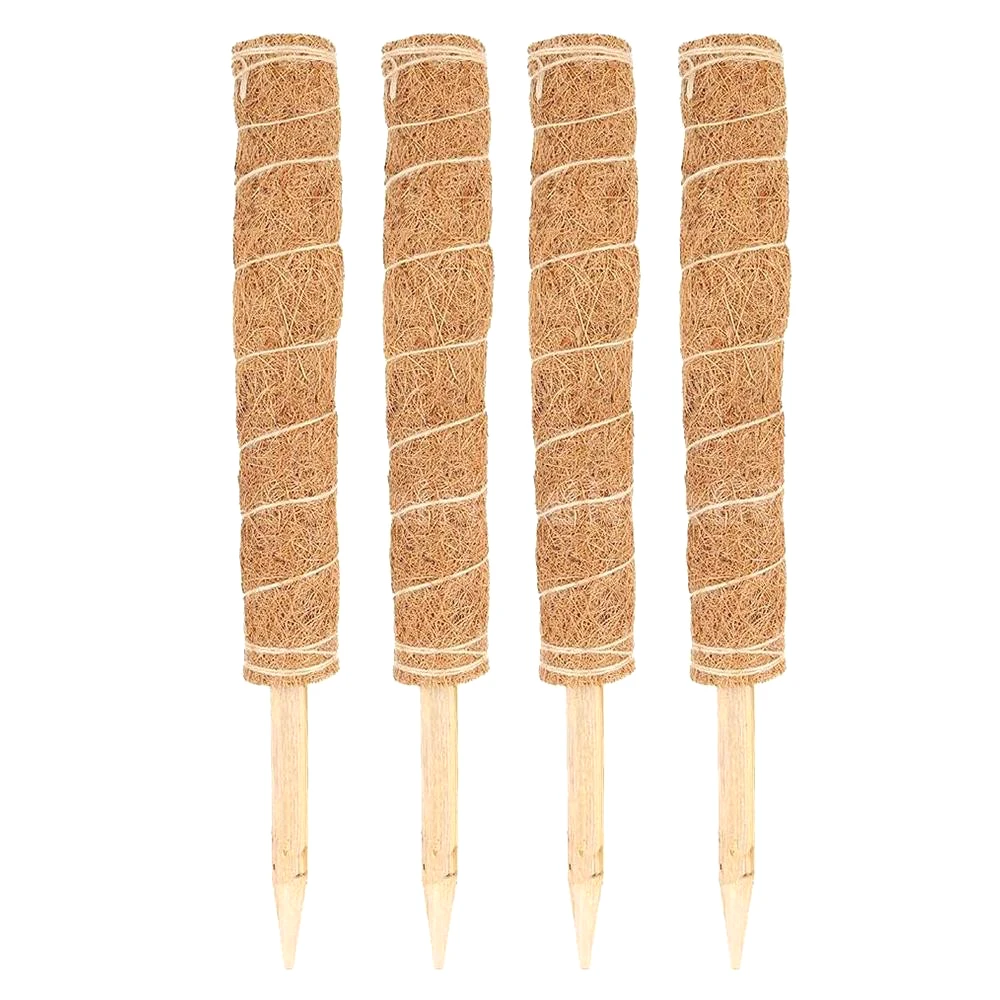 

4 Pieces/set Coir Totem Pole Moss Stick Fibre Plant Climbing Plant Support