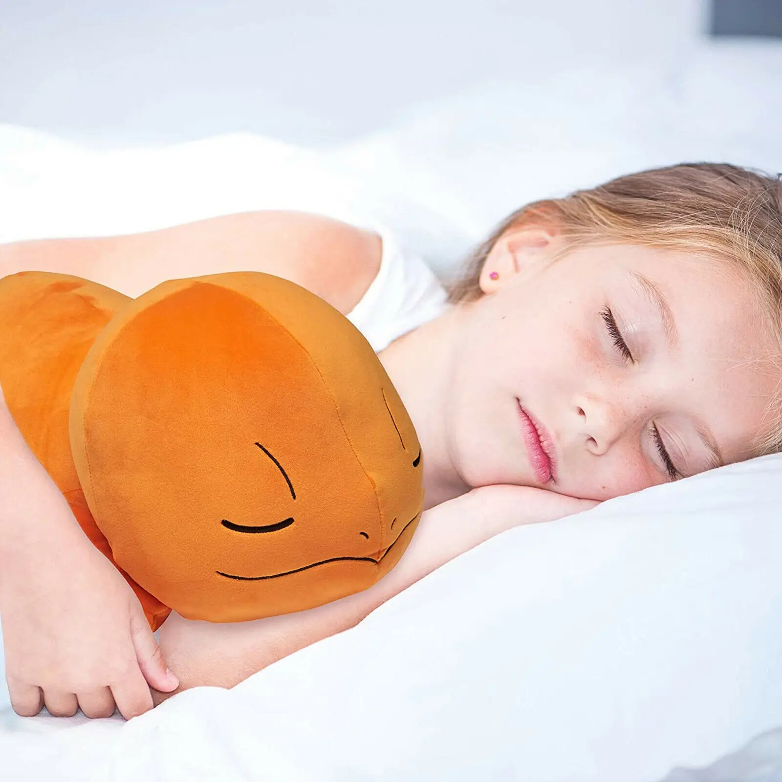 Authentic Pokemon Sleepy Eevee & Charmander Huge 50cm Soft Plush Stuffed Toy images - 6