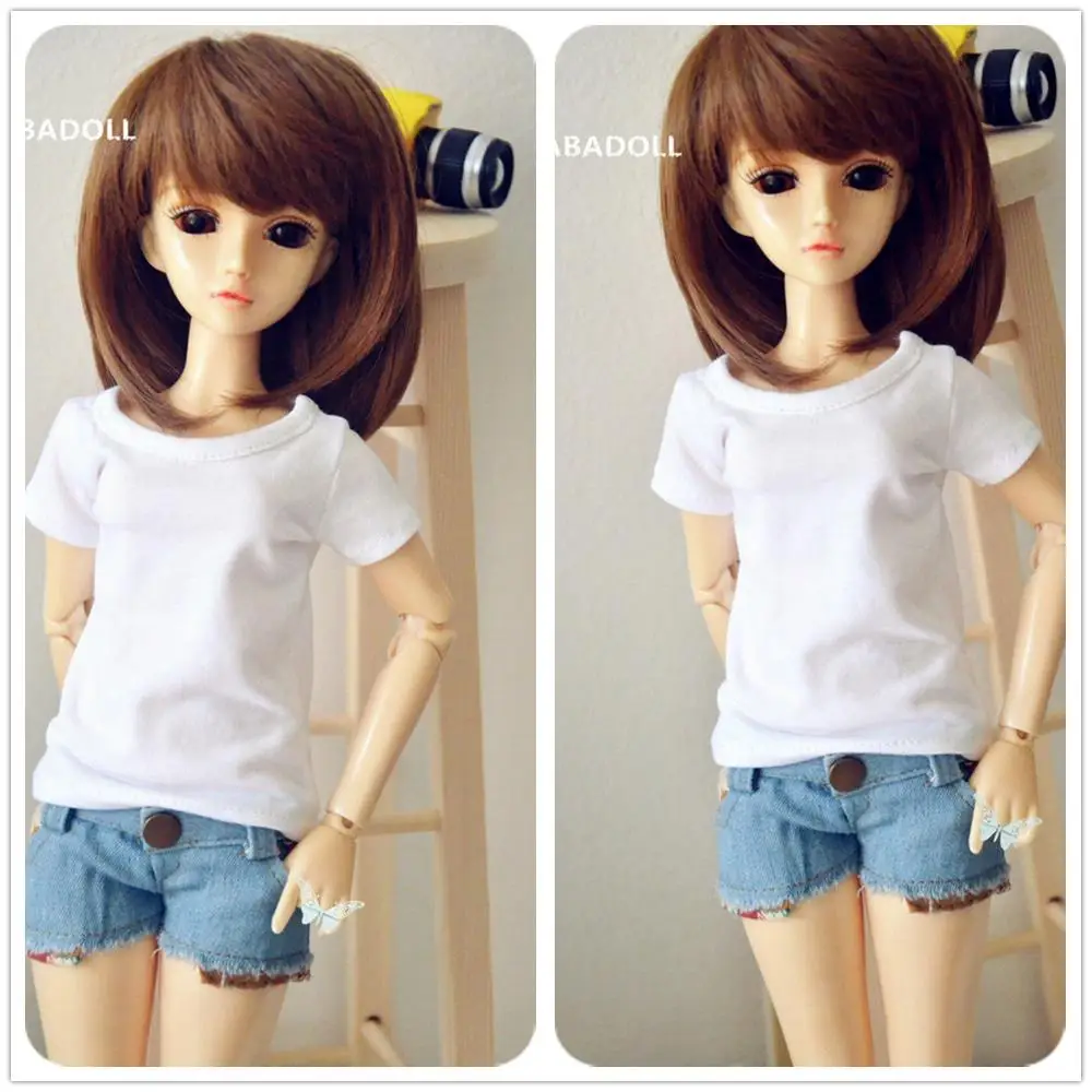 

Простая футболка для шарнирной куклы CWB92 1/6 1/4 1/3 SD13 SD16