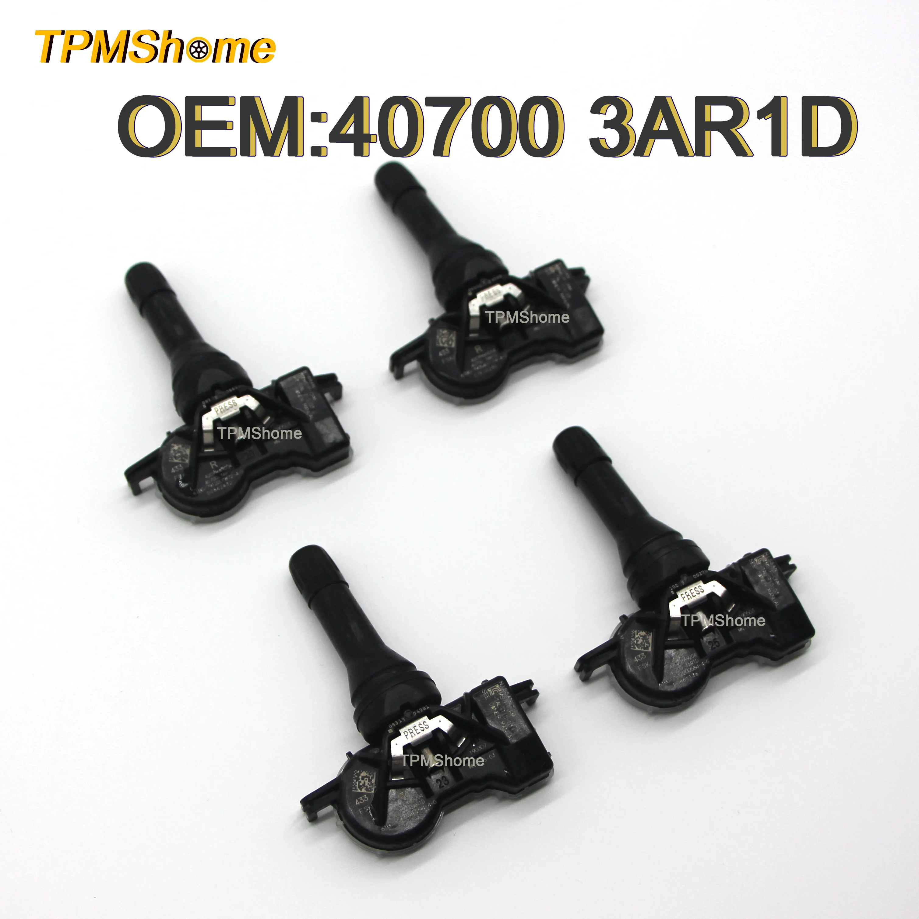 

Car TPMS Sensor 407003AR1D Tire Pressure Monitoring System 433MHz for 2016-2019 Nissan VERSA 40700-3AR1D Tyre Air Monitor Sensor