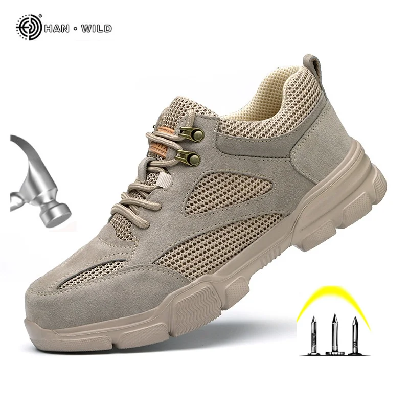 

Safety Shoes for Men Composite Toe Cap Winter Work Shoes Non Slip Indestructible Lightweight Steel Toe Boots Mens Work