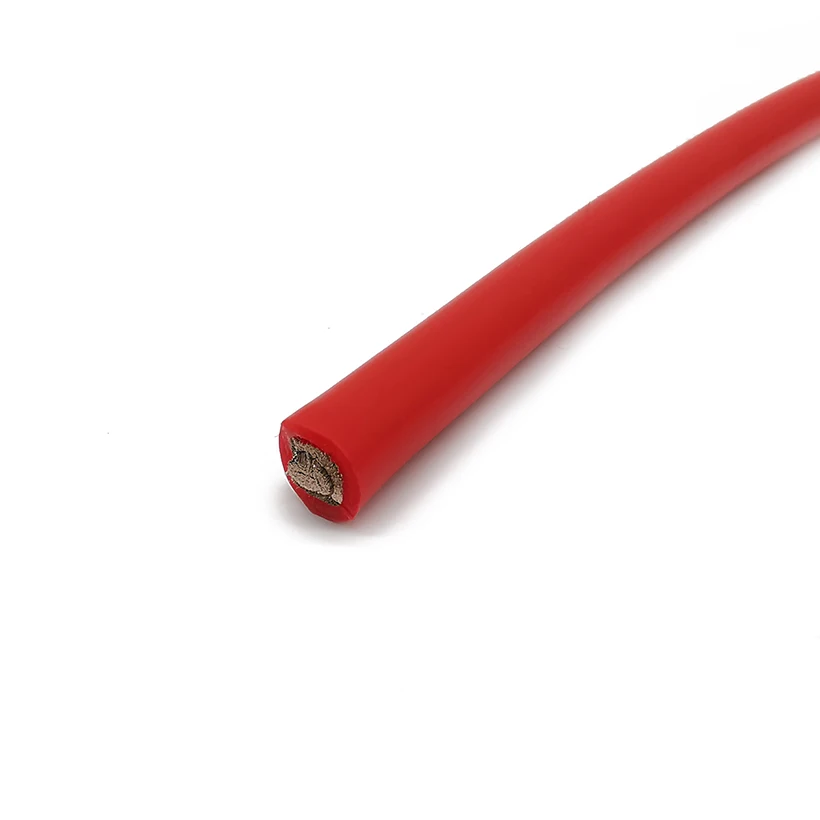 Силиконовый кабель 6AWG термостойкий мягкий силиконовый провод 1 метр красный +