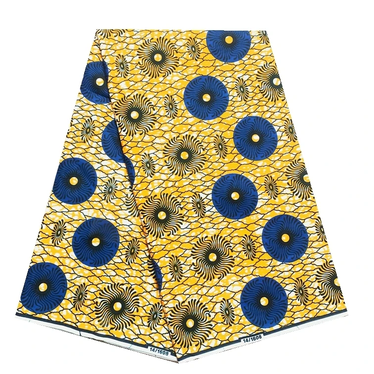 

Гарантированная африканская Кружевная Ткань 6 ярдов Нигерия Анкара материал 100% хлопок 2021 новейший воск Нигерии для вечерние