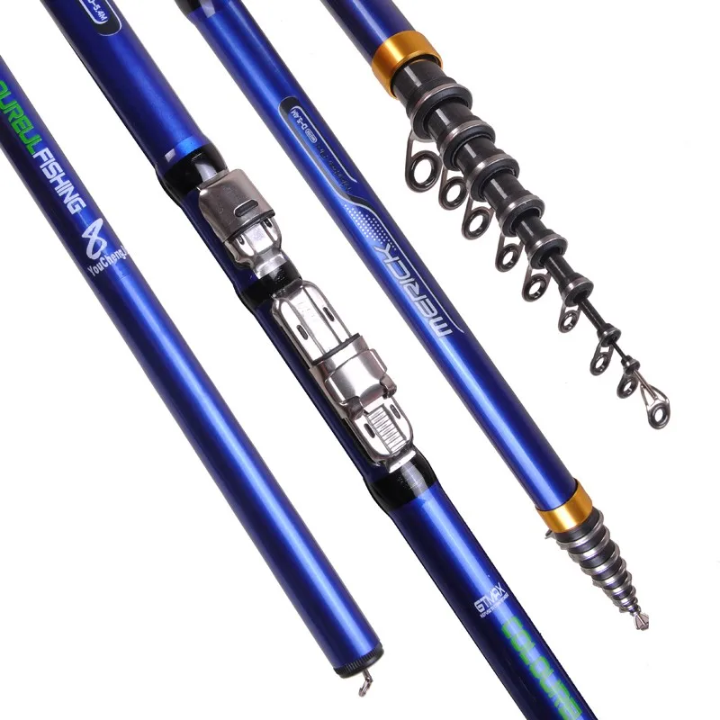 Carp Spinning Rod 3.6M 4.5M 5.4M 6.3M Spinning Sea Fishing Rod Machine  M Power Telescopic Rod Feeder Rod Surf Casting Rod fly