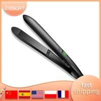 professional hair straightener and curler 2 in flat iron curler for hair with adjustable temp lcd digital display dual voltage