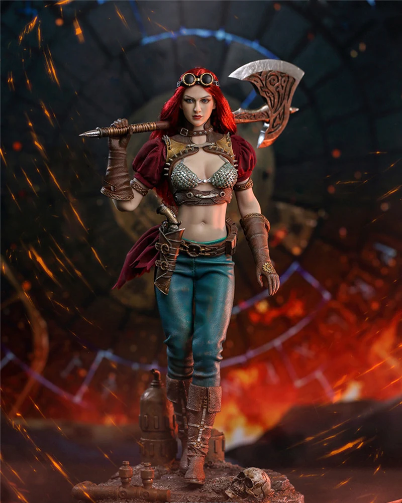 Фигурки богини войны SFD в масштабе 1/6 красивая панковская женщина воин высотой 29