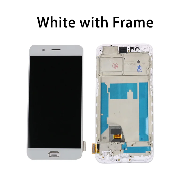 5 &quotоригинальный AMOLED для OPPO R11 ЖК-дисплей сенсорный экран дисплей CPH1707 с рамкой