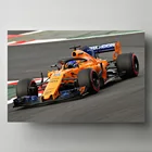 Современная Картина на холсте Fernandos Alonso F1 Raceway автомобили Формула 1 Спортивные постеры и принты для декора гостиной