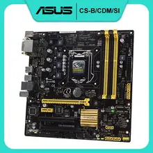 ASUS CS-B/CDM/SI Intel Q87 DDR3 32GB LGA 1150 i7 i5 i3 Cpus Micro ATX PCI-E X16 VGA SATA3 Original Desktop Motherboard