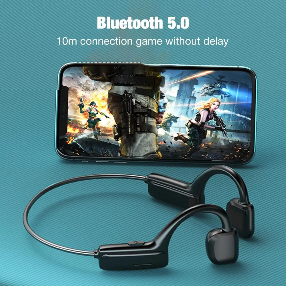 G1 Bluetooth 5 0 Беспроводные наушники с костной проводимостью защитой от пота уличная