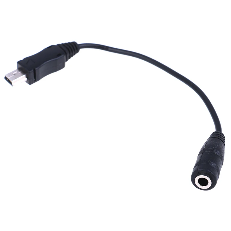1 шт. мини-USB штекер на гнездо 3 5 мм аудиокабель шнур для активного зажима микрофон