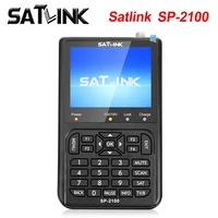 original satlink sp 2100 hd dvb ss2 and mpeg 24 digital satellite signal finder meter with 3 5 inches lcd color screen