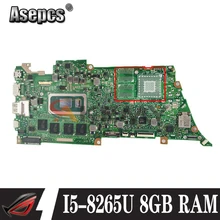 UX433FA motherboard For ASUS UX433FN UX433FA UX433F UX433 laptop Mainboard UX433FA mainboard tested W/ I5-8265U 8GB RAM