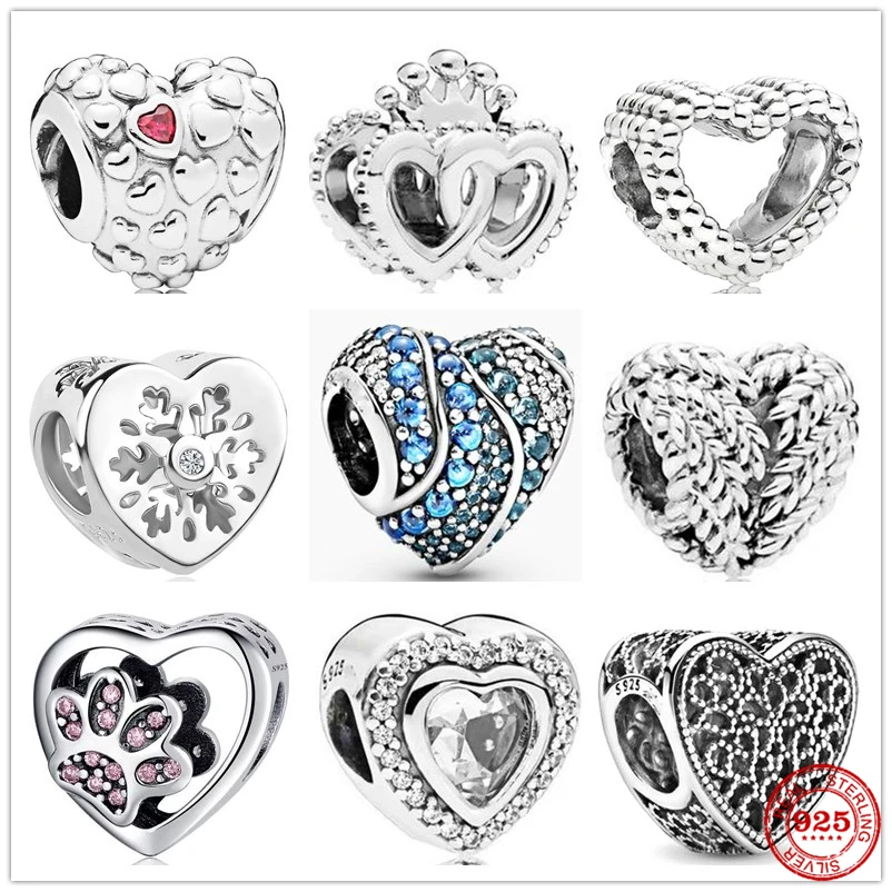 

Бусина-Шарм «Змея» из серебра 925 пробы с открытым сверкающим сердцем